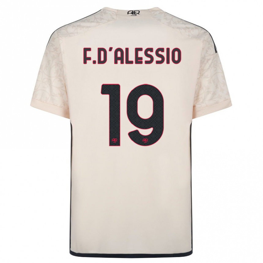 Niño Fútbol Camiseta Francesco D'alessio #19 Blanquecino 2ª Equipación 2023/24 México