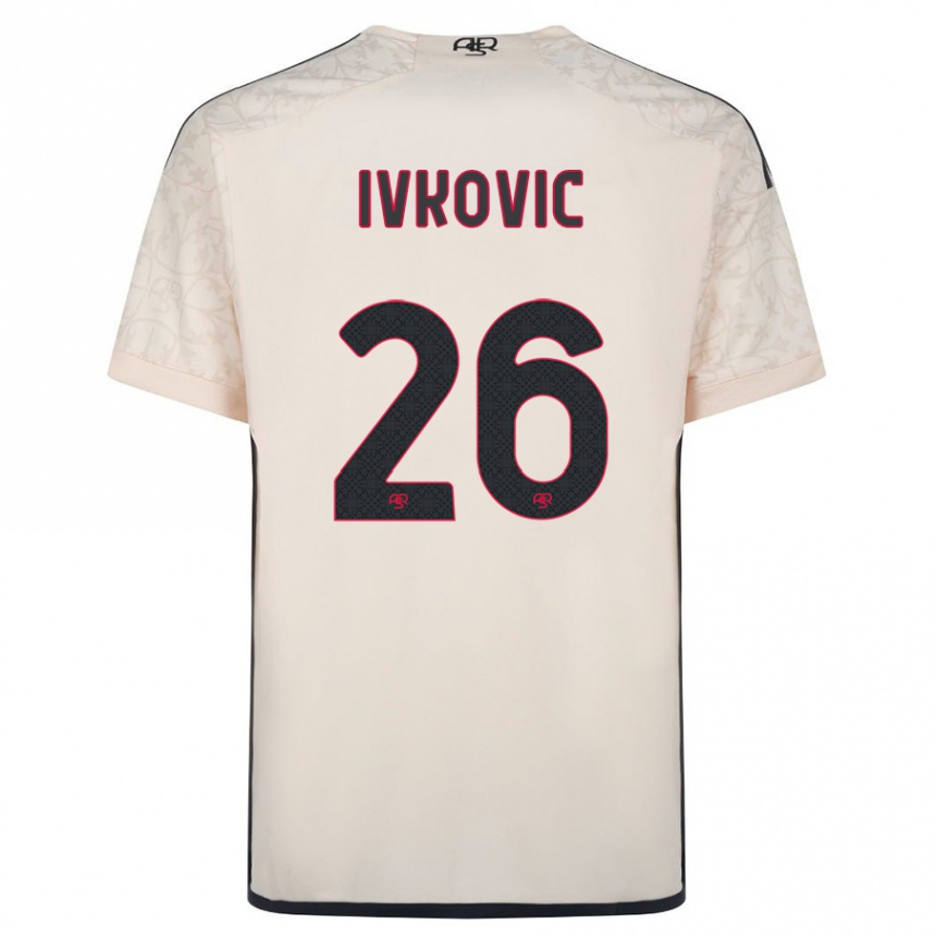 Niño Fútbol Camiseta Mate Ivkovic #26 Blanquecino 2ª Equipación 2023/24 México