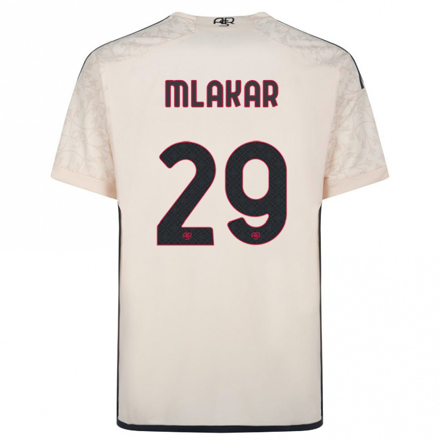 Niño Fútbol Camiseta Luka Mlakar #29 Blanquecino 2ª Equipación 2023/24 México