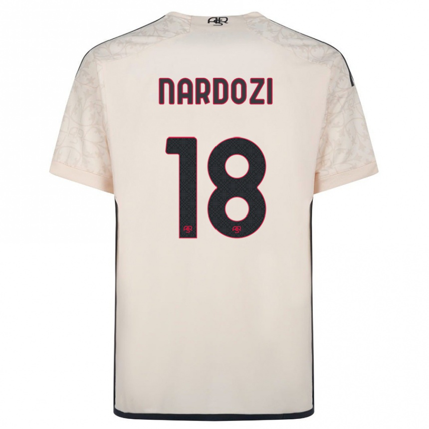 Niño Fútbol Camiseta Manuel Nardozi #18 Blanquecino 2ª Equipación 2023/24 México