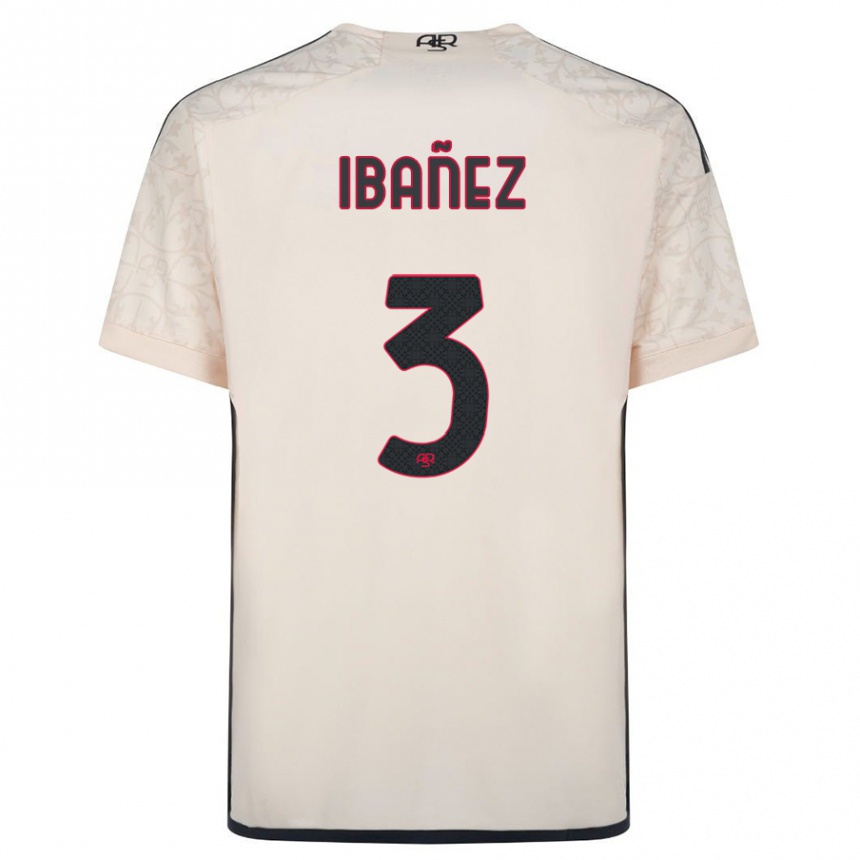 Niño Fútbol Camiseta Roger Ibanez #3 Blanquecino 2ª Equipación 2023/24 México