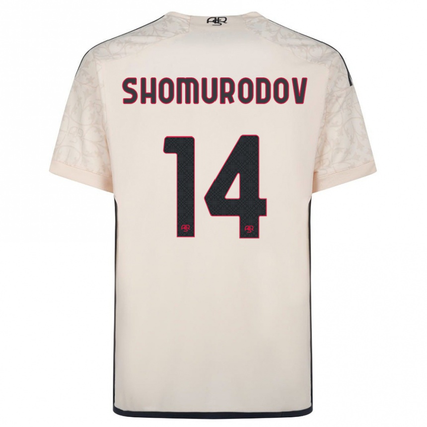 Niño Fútbol Camiseta Eldor Shomurodov #14 Blanquecino 2ª Equipación 2023/24 México