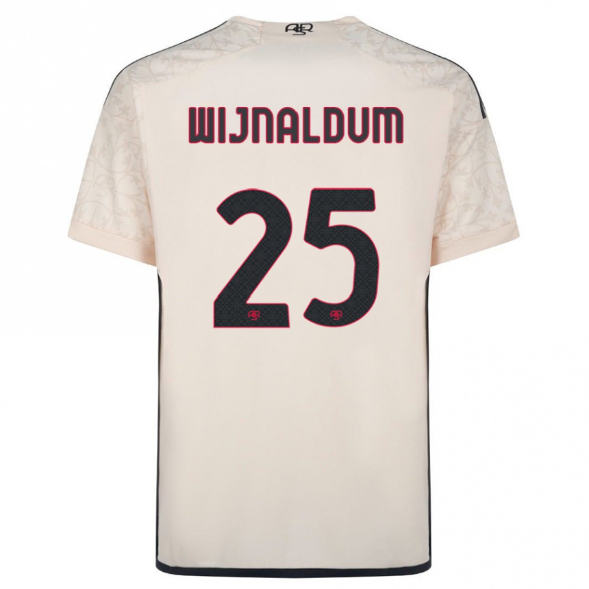 Niño Fútbol Camiseta Georginio Wijnaldum #25 Blanquecino 2ª Equipación 2023/24 México