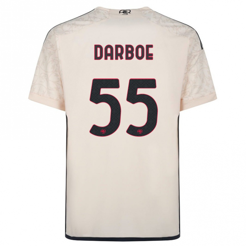 Niño Fútbol Camiseta Ebrima Darboe #55 Blanquecino 2ª Equipación 2023/24 México