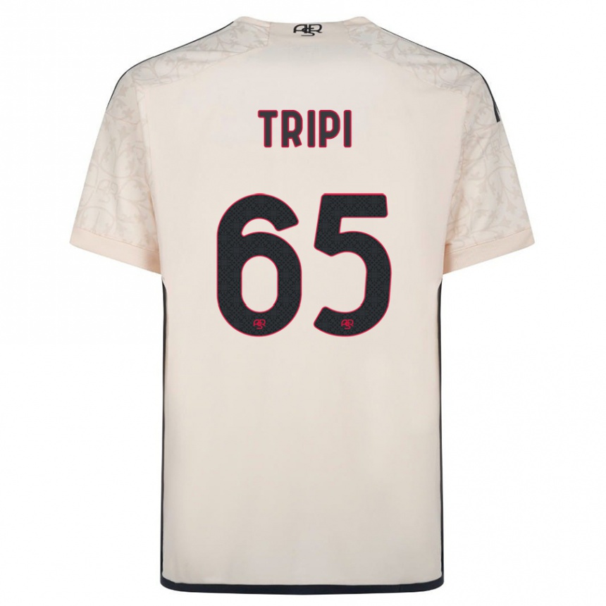 Niño Fútbol Camiseta Filippo Tripi #65 Blanquecino 2ª Equipación 2023/24 México