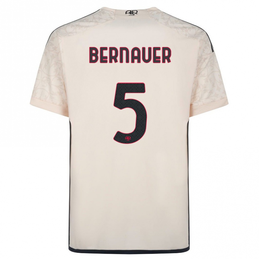 Niño Fútbol Camiseta Vanessa Bernauer #5 Blanquecino 2ª Equipación 2023/24 México