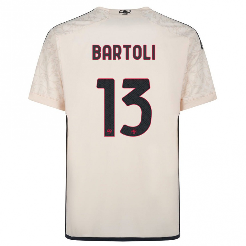 Niño Fútbol Camiseta Elisa Bartoli #13 Blanquecino 2ª Equipación 2023/24 México