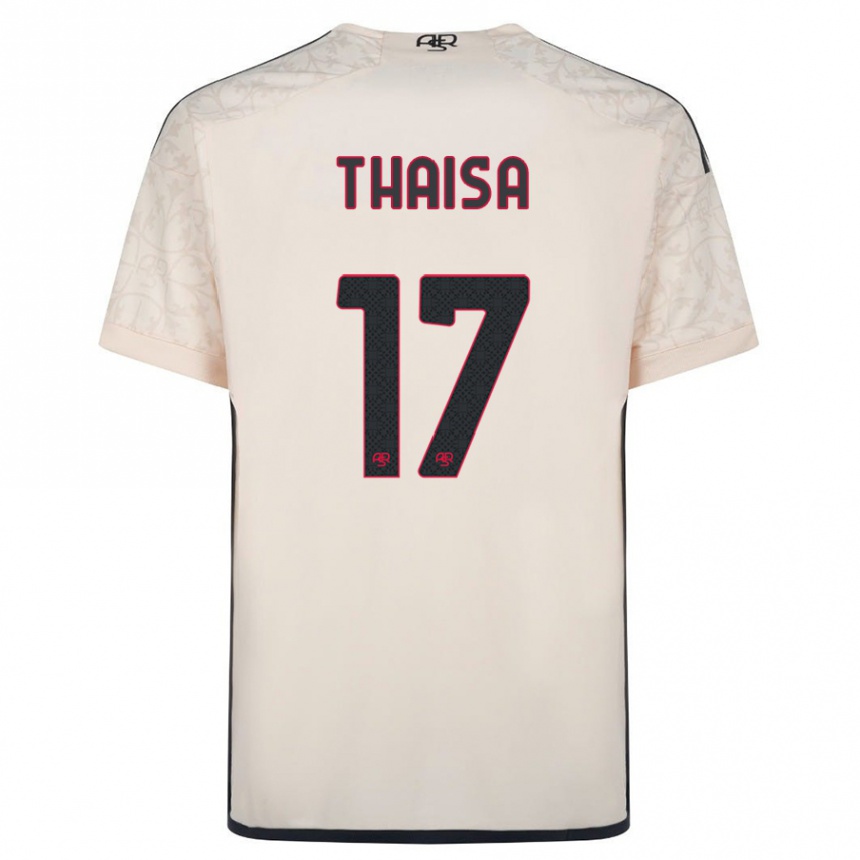 Niño Fútbol Camiseta Thaisa #17 Blanquecino 2ª Equipación 2023/24 México