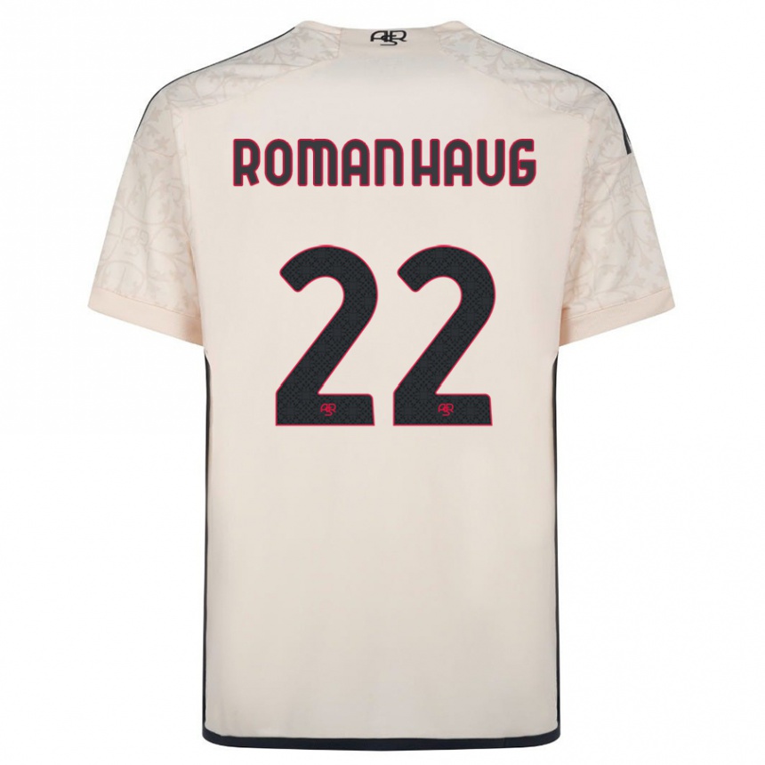 Niño Fútbol Camiseta Sophie Roman Haug #22 Blanquecino 2ª Equipación 2023/24 México