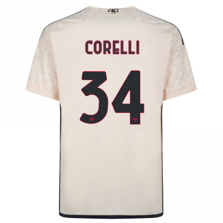 Niño Fútbol Camiseta Alice Corelli #34 Blanquecino 2ª Equipación 2023/24 México