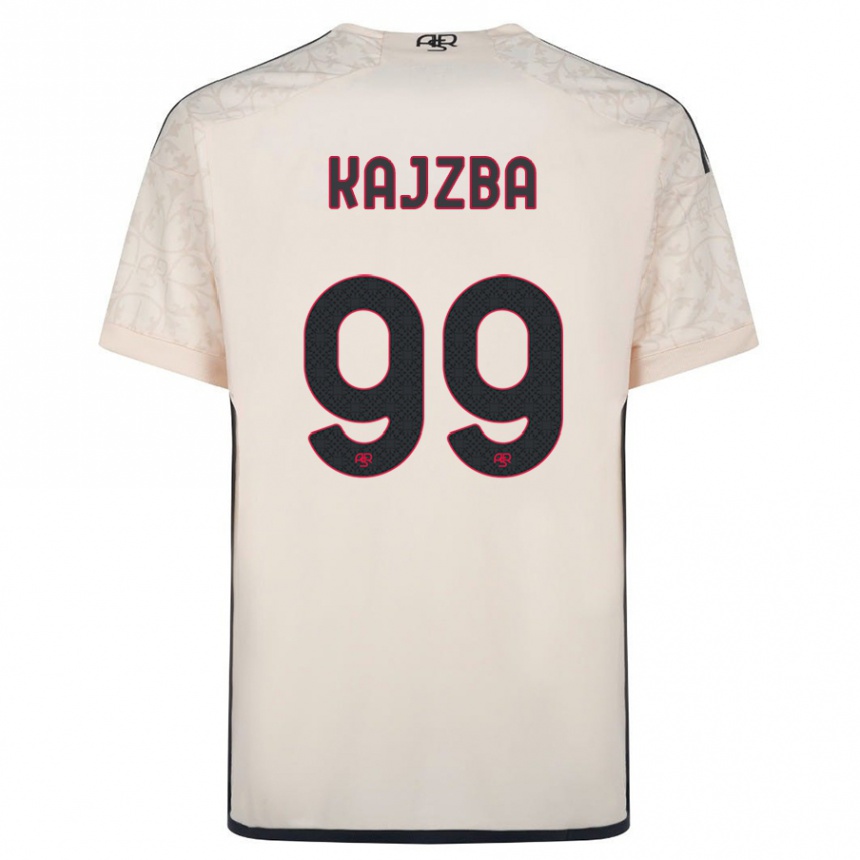 Niño Fútbol Camiseta Nina Kajzba #99 Blanquecino 2ª Equipación 2023/24 México