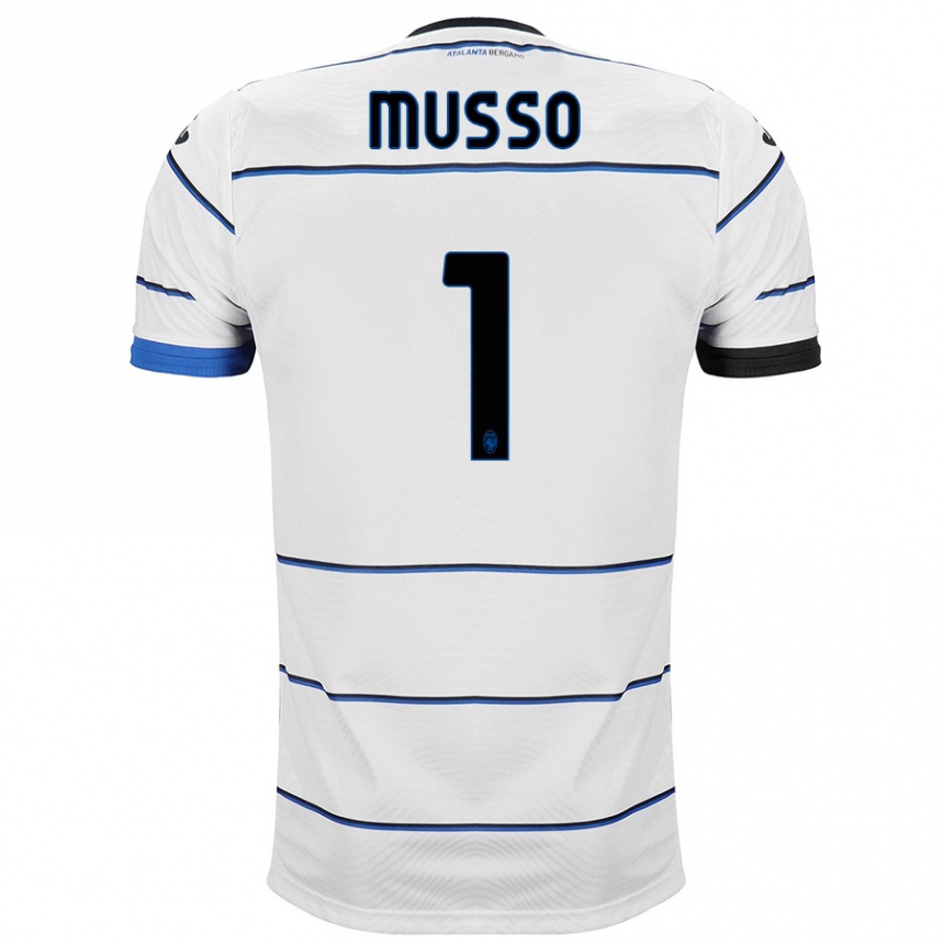 Niño Fútbol Camiseta Juan Musso #1 Blanco 2ª Equipación 2023/24 México