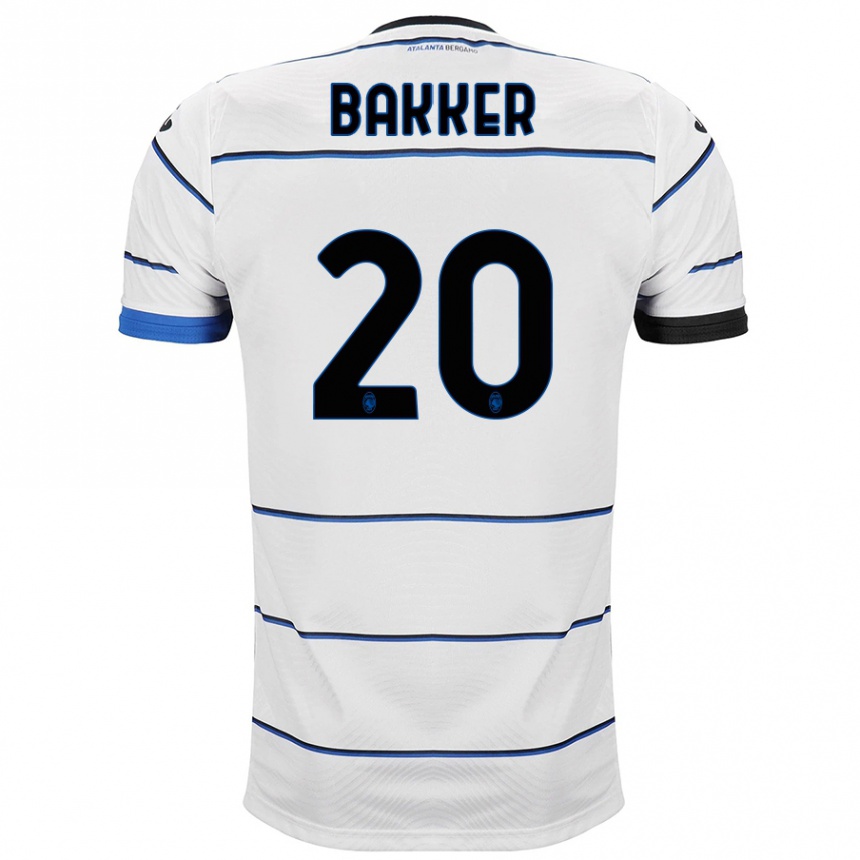 Niño Fútbol Camiseta Mitchel Bakker #20 Blanco 2ª Equipación 2023/24 México