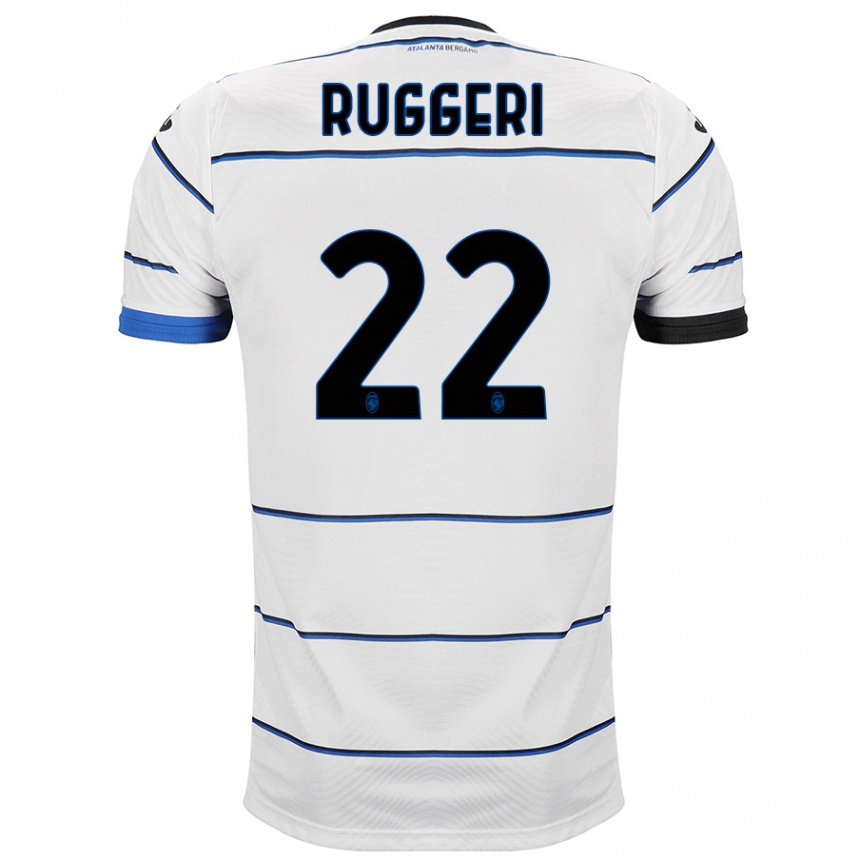 Niño Fútbol Camiseta Matteo Ruggeri #22 Blanco 2ª Equipación 2023/24 México