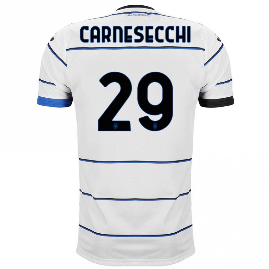 Niño Fútbol Camiseta Marco Carnesecchi #29 Blanco 2ª Equipación 2023/24 México