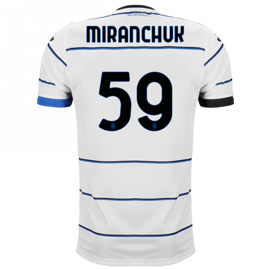 Niño Fútbol Camiseta Aleksey Miranchuk #59 Blanco 2ª Equipación 2023/24 México