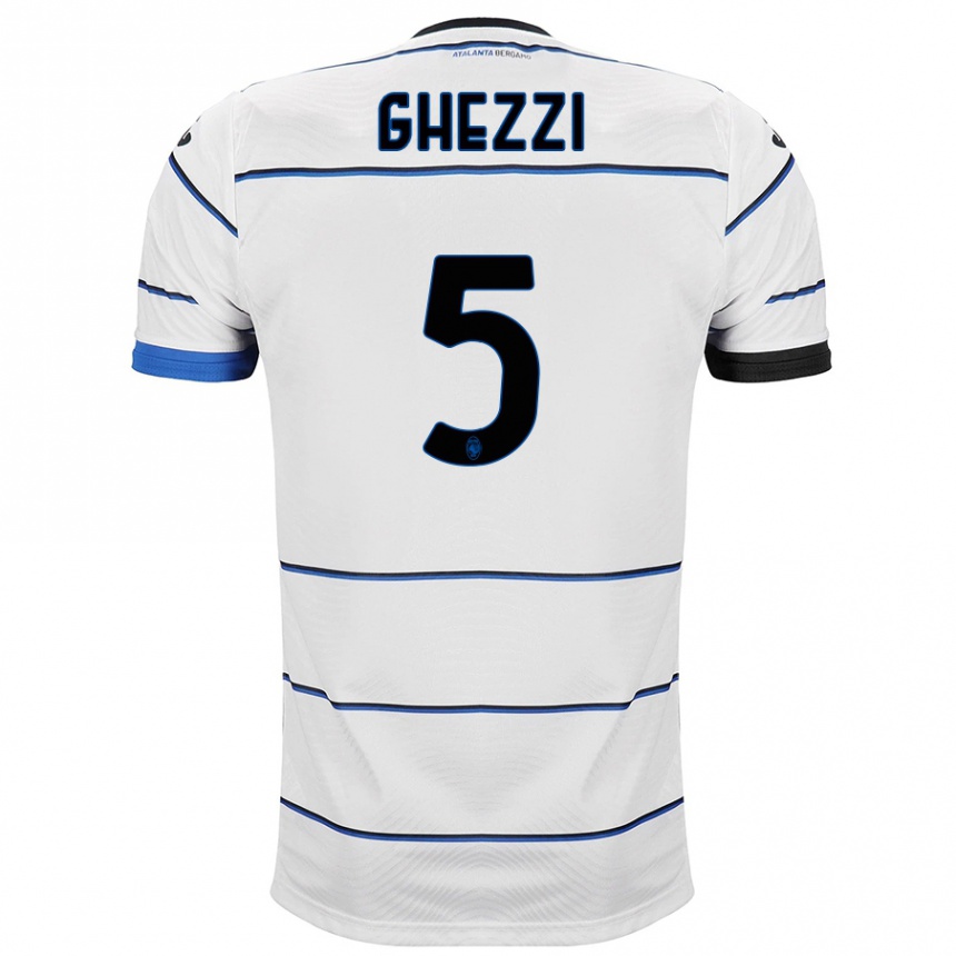 Niño Fútbol Camiseta Samuele Ghezzi #5 Blanco 2ª Equipación 2023/24 México