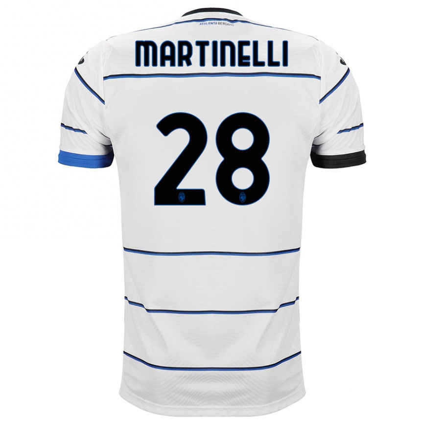 Niño Fútbol Camiseta Gabriel Martinelli #28 Blanco 2ª Equipación 2023/24 México