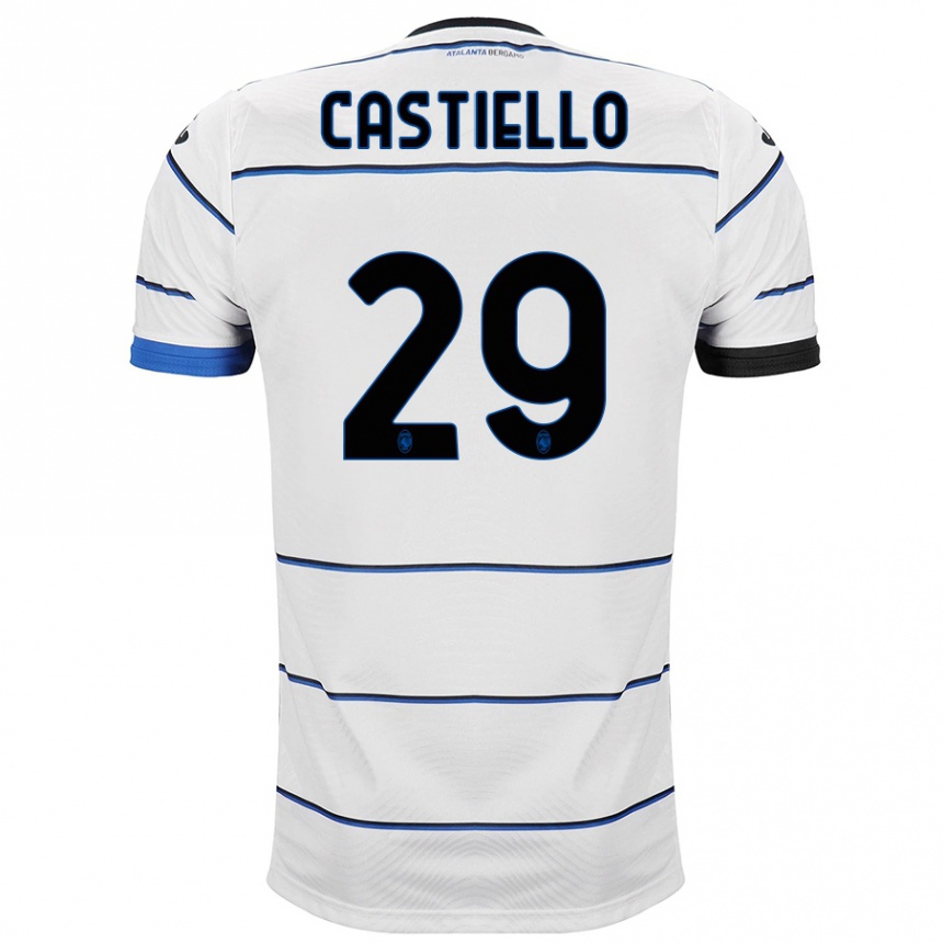 Niño Fútbol Camiseta Alex Castiello #29 Blanco 2ª Equipación 2023/24 México