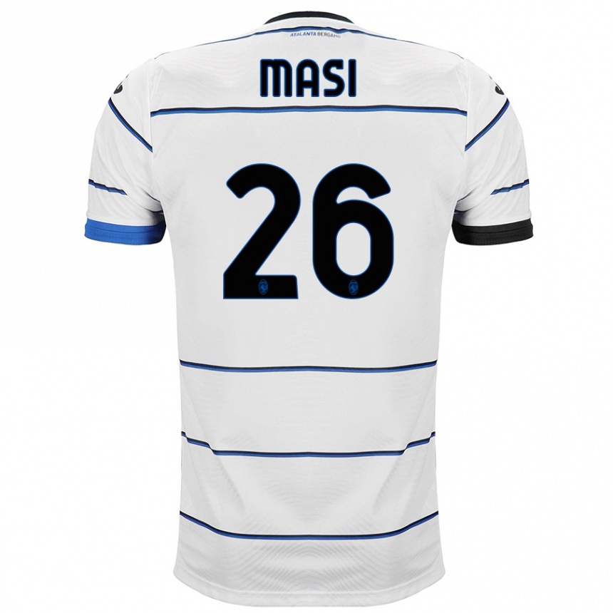 Niño Fútbol Camiseta Alberto Masi #26 Blanco 2ª Equipación 2023/24 México