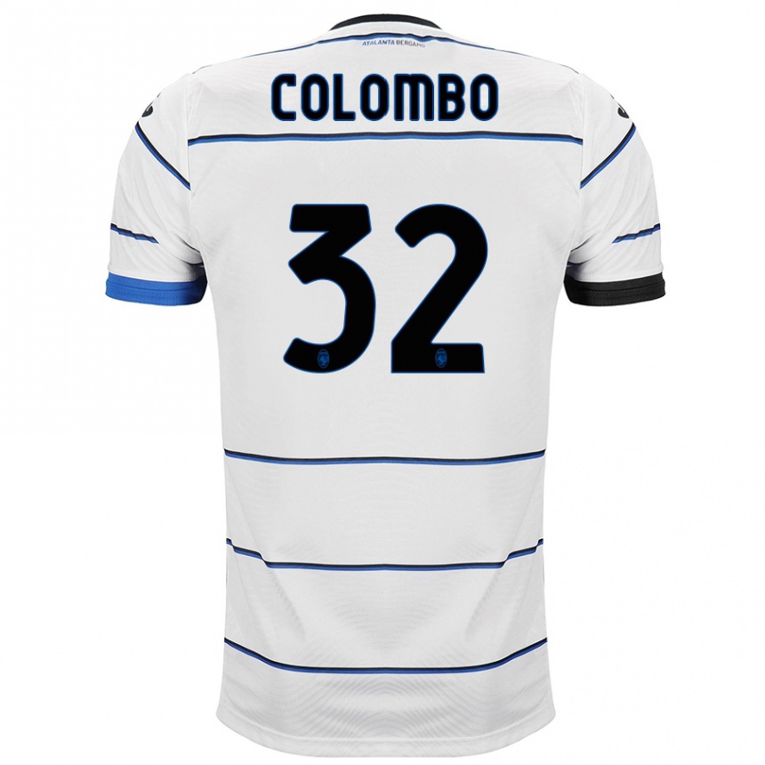 Niño Fútbol Camiseta Matteo Colombo #32 Blanco 2ª Equipación 2023/24 México