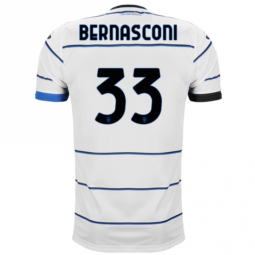 Niño Fútbol Camiseta Lorenzo Bernasconi #33 Blanco 2ª Equipación 2023/24 México