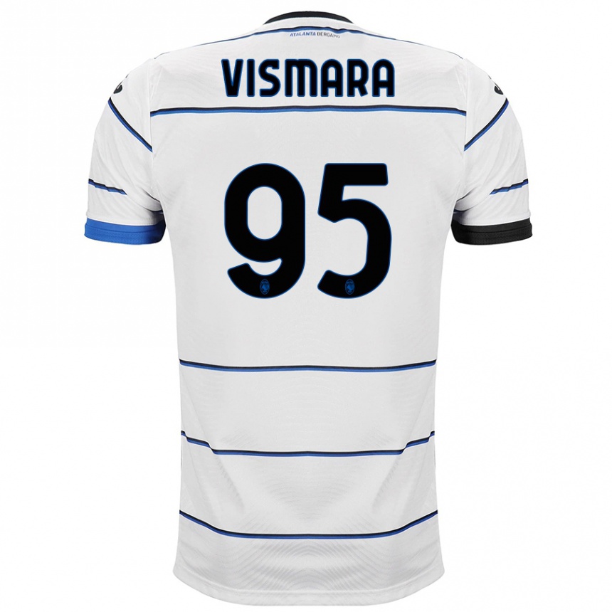 Niño Fútbol Camiseta Paolo Vismara #95 Blanco 2ª Equipación 2023/24 México