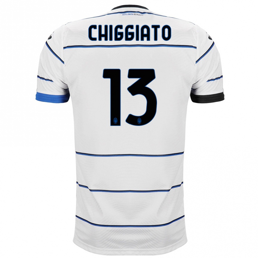 Niño Fútbol Camiseta Gabriele Chiggiato #13 Blanco 2ª Equipación 2023/24 México