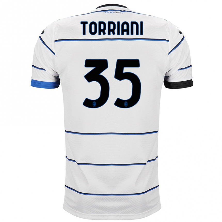 Niño Fútbol Camiseta Andrea Torriani #35 Blanco 2ª Equipación 2023/24 México