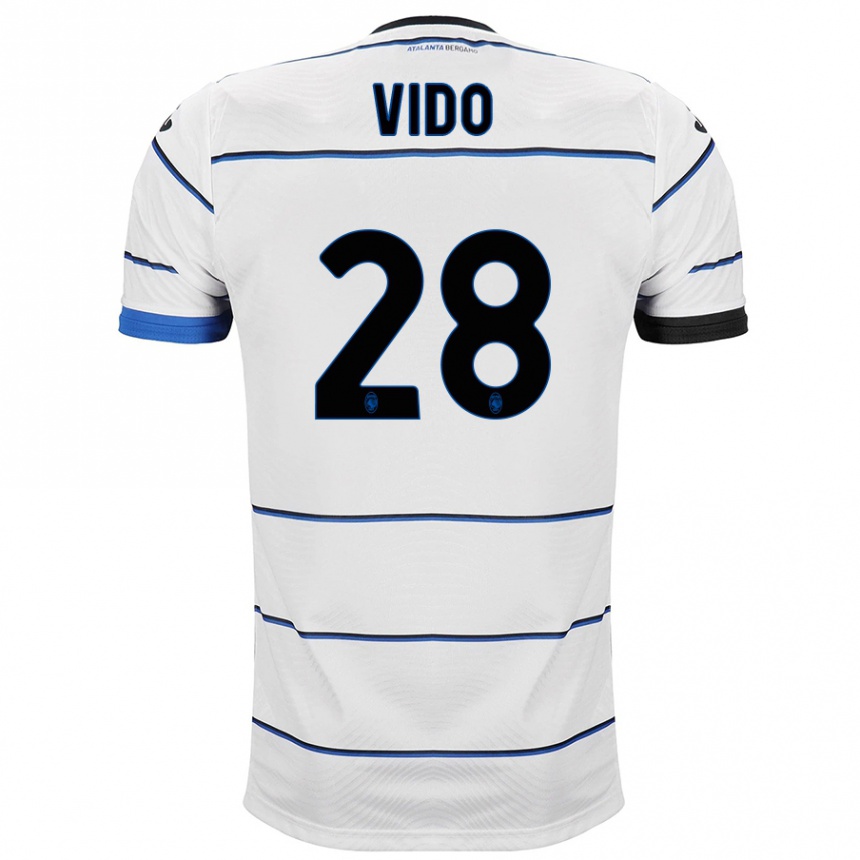 Niño Fútbol Camiseta Luca Vido #28 Blanco 2ª Equipación 2023/24 México