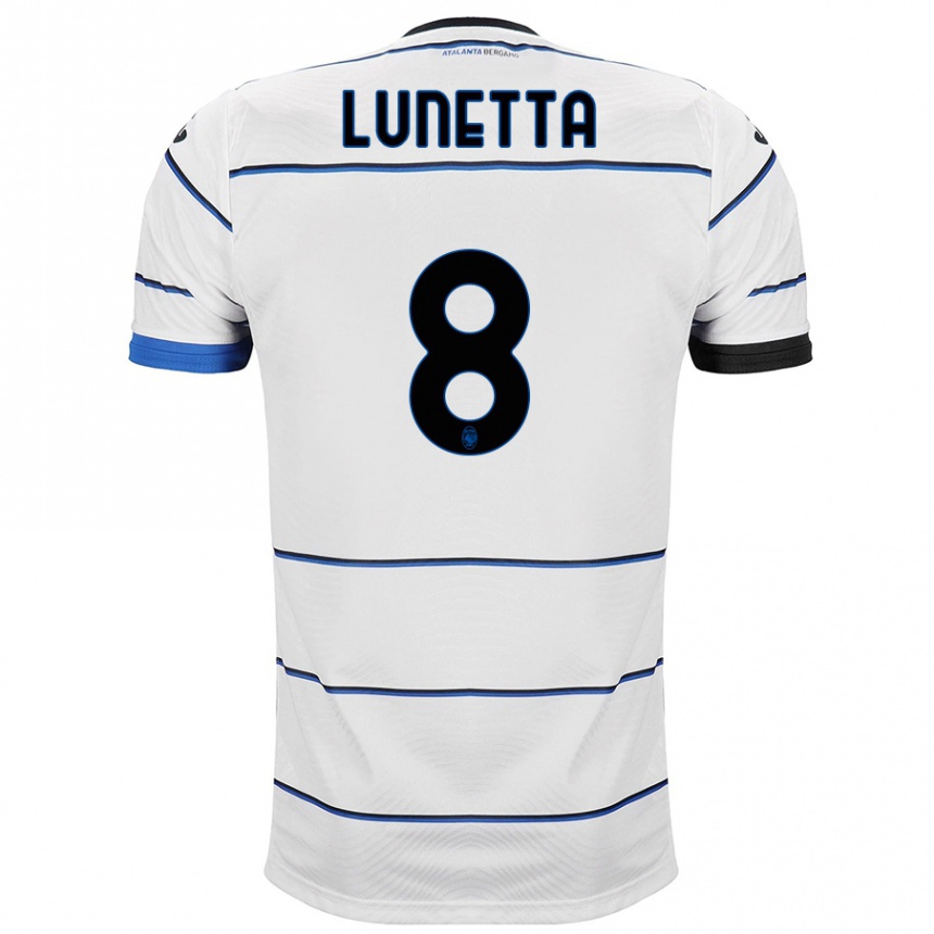 Niño Fútbol Camiseta Gabriel Lunetta #8 Blanco 2ª Equipación 2023/24 México