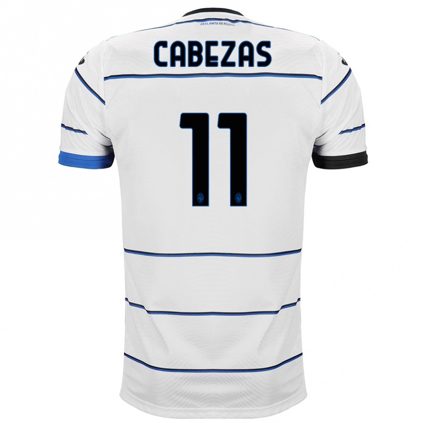 Niño Fútbol Camiseta Bryan Cabezas #11 Blanco 2ª Equipación 2023/24 México