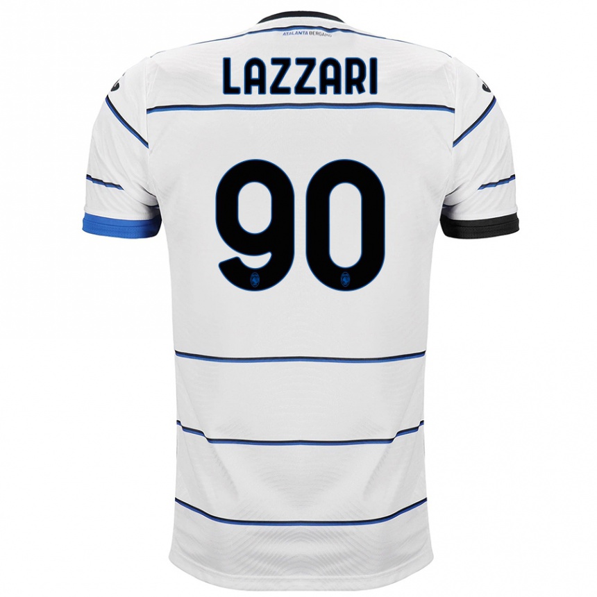 Niño Fútbol Camiseta Ilaria Lazzari #90 Blanco 2ª Equipación 2023/24 México