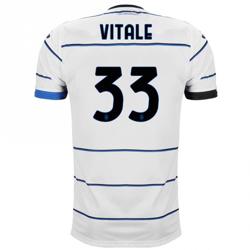 Niño Fútbol Camiseta Francesca Vitale #33 Blanco 2ª Equipación 2023/24 México