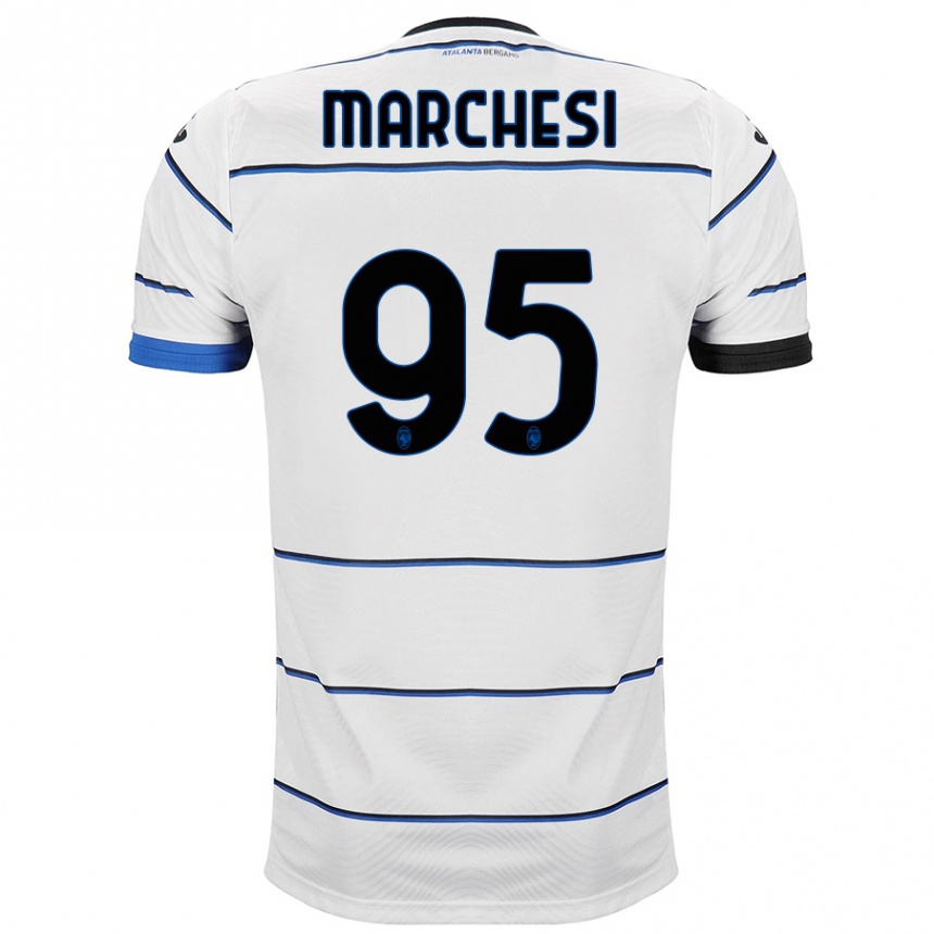 Niño Fútbol Camiseta Silvia Marchesi #95 Blanco 2ª Equipación 2023/24 México