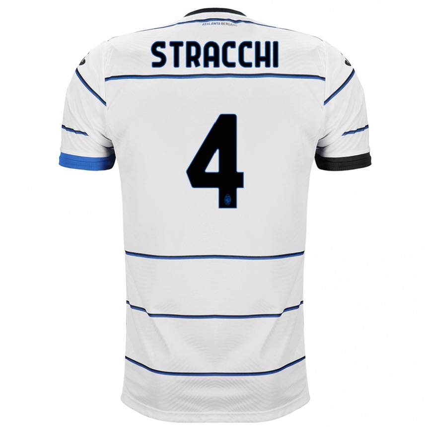 Niño Fútbol Camiseta Daniela Stracchi #4 Blanco 2ª Equipación 2023/24 México