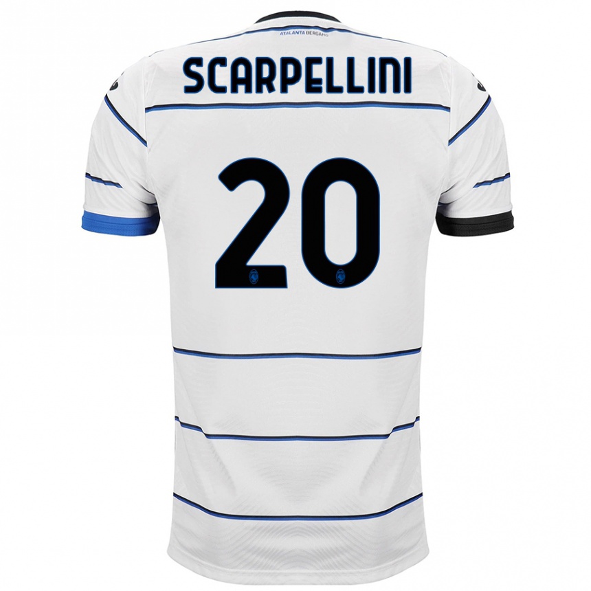 Niño Fútbol Camiseta Andrea Scarpellini #20 Blanco 2ª Equipación 2023/24 México