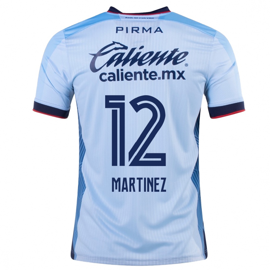 Niño Fútbol Camiseta Jose Joaquin Martinez #12 Cielo Azul 2ª Equipación 2023/24 México