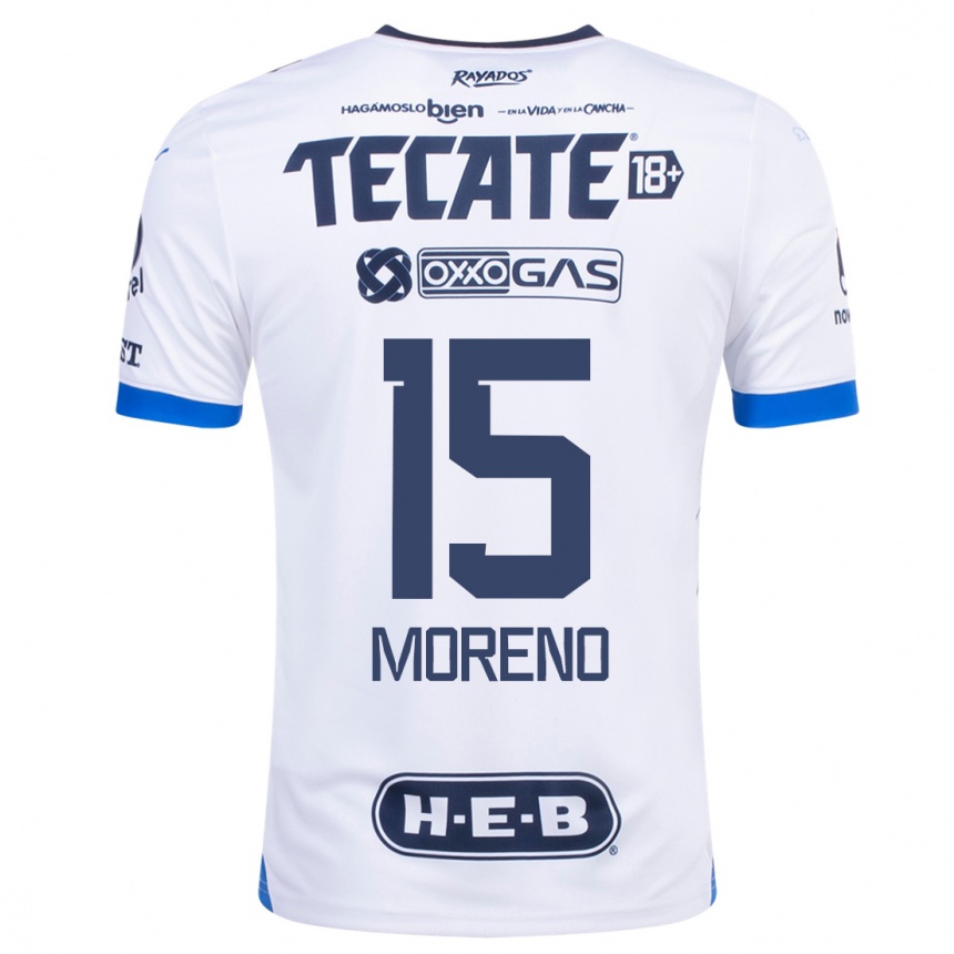 Niño Fútbol Camiseta Héctor Moreno #15 Blanco 2ª Equipación 2023/24 México