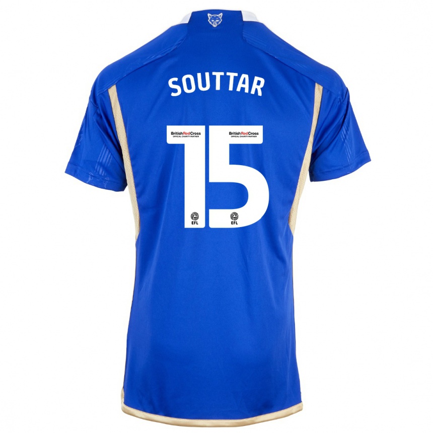 Hombre Fútbol Camiseta Harry Souttar #15 Azul Real 1ª Equipación 2023/24 México