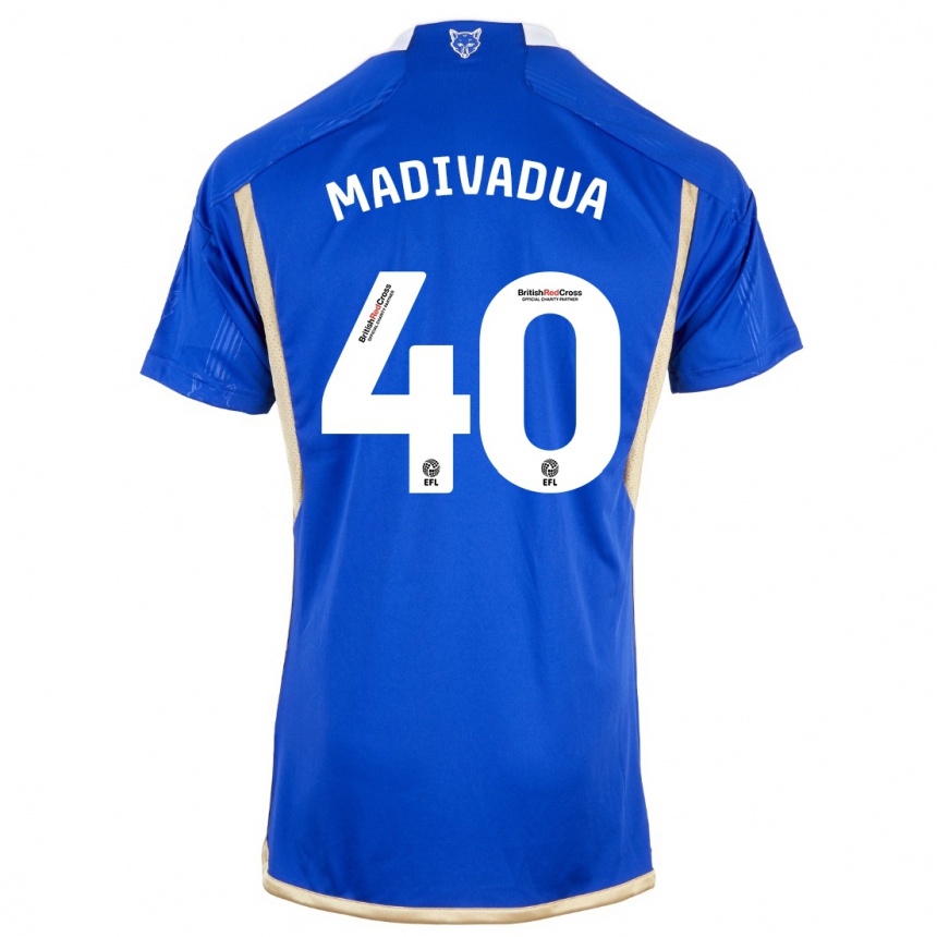 Hombre Fútbol Camiseta Wanya Marcal Madivadua #40 Azul Real 1ª Equipación 2023/24 México