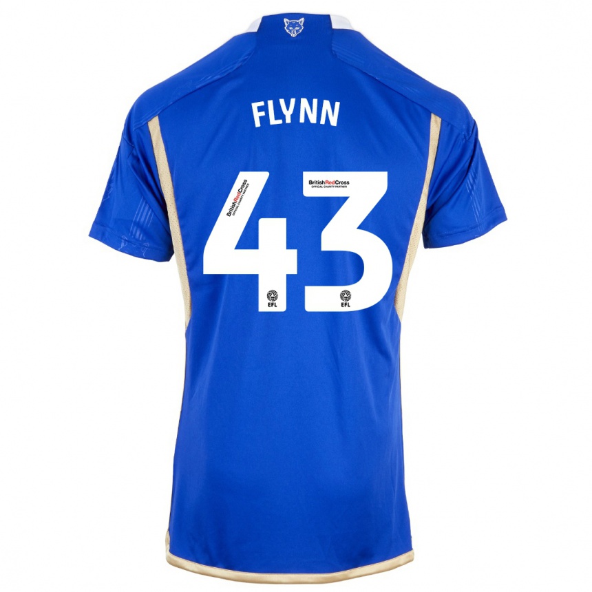 Hombre Fútbol Camiseta Shane Flynn #43 Azul Real 1ª Equipación 2023/24 México