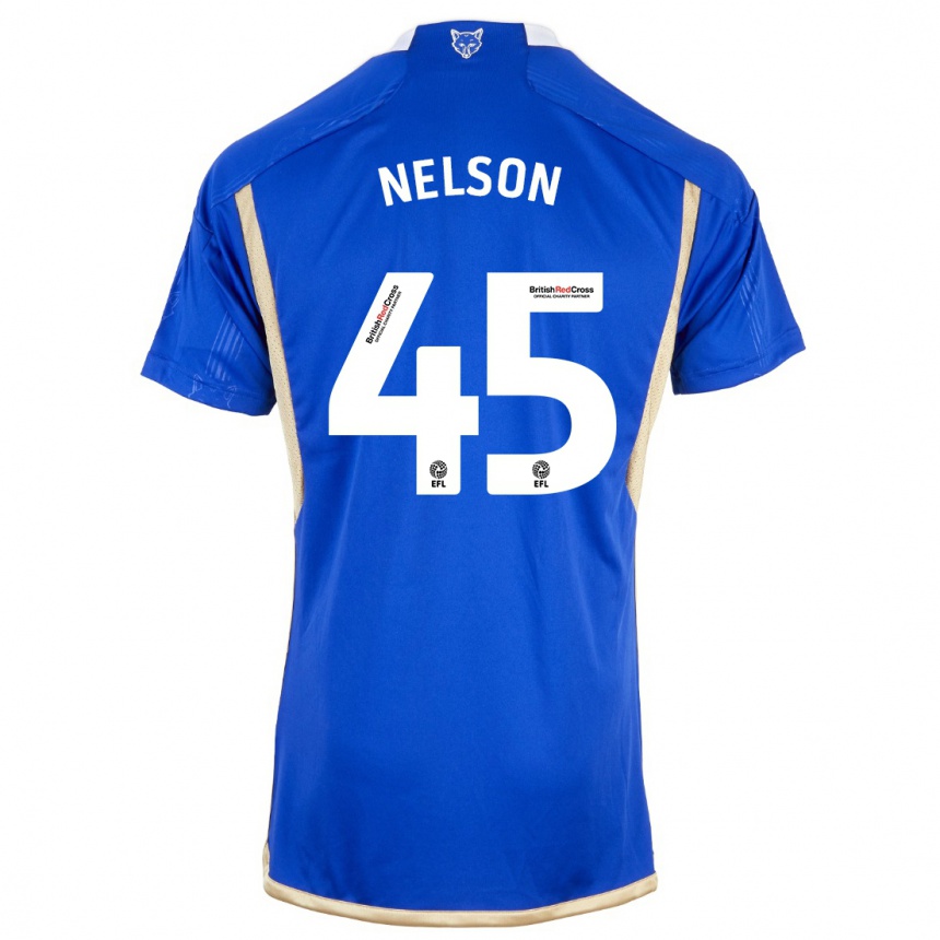 Hombre Fútbol Camiseta Ben Nelson #45 Azul Real 1ª Equipación 2023/24 México