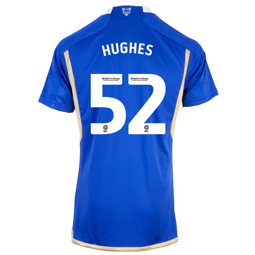 Hombre Fútbol Camiseta Iestyn Hughes #52 Azul Real 1ª Equipación 2023/24 México