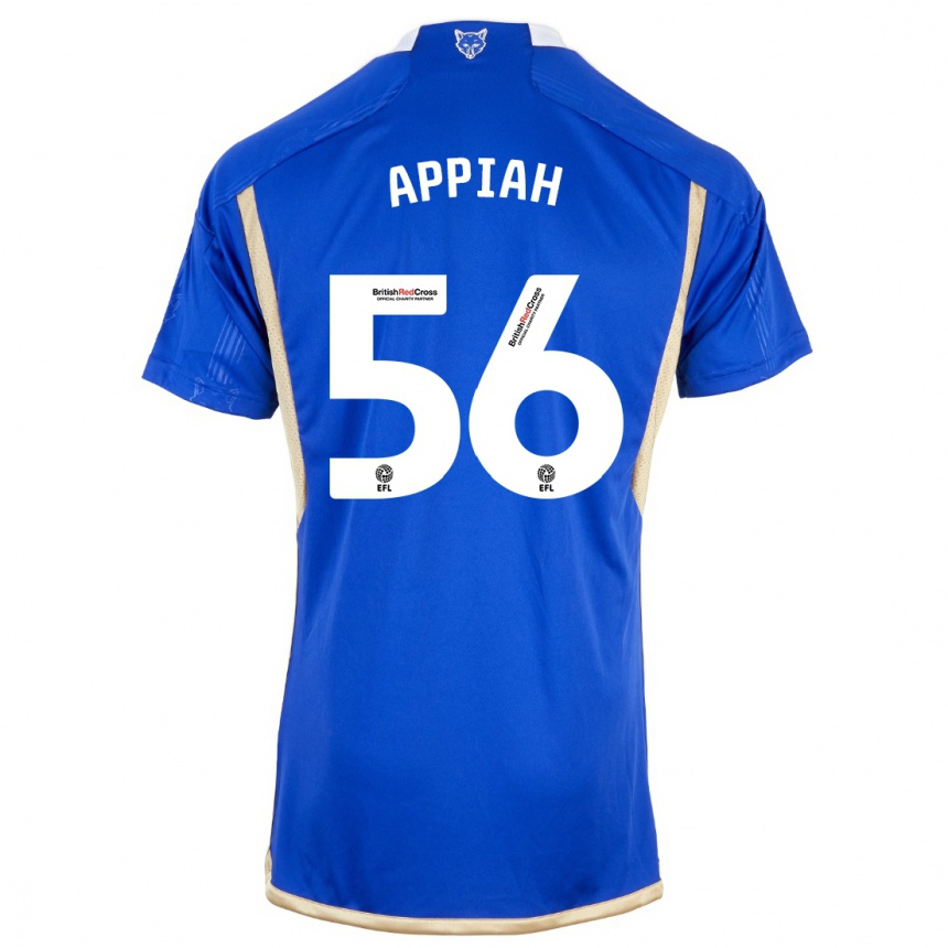 Hombre Fútbol Camiseta Paul Appiah #56 Azul Real 1ª Equipación 2023/24 México