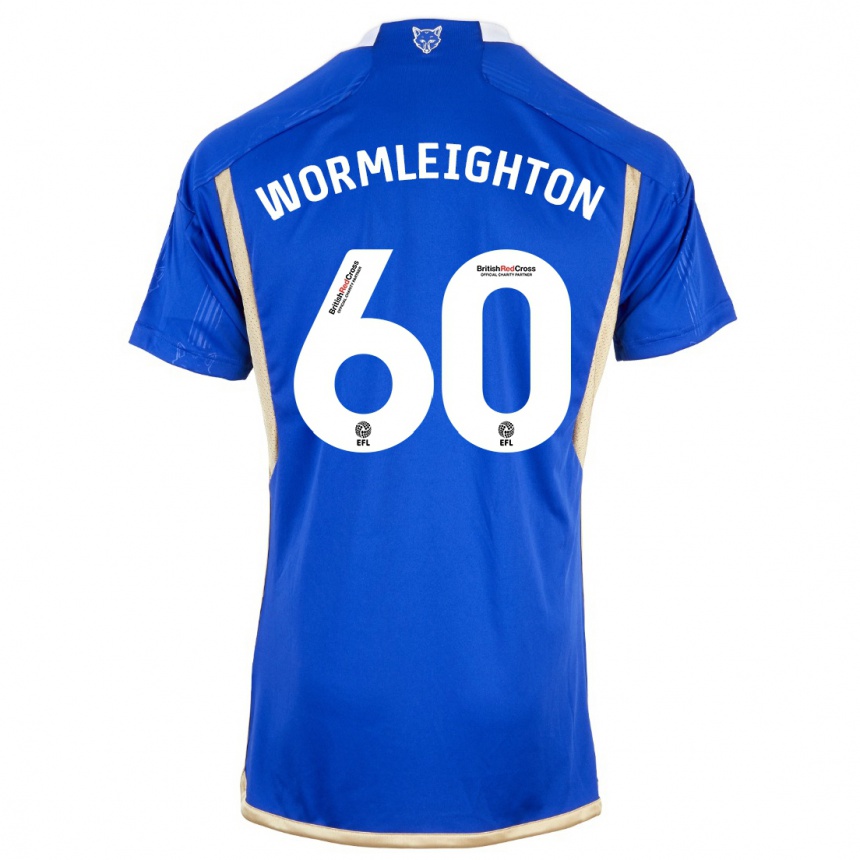 Hombre Fútbol Camiseta Joe Wormleighton #60 Azul Real 1ª Equipación 2023/24 México