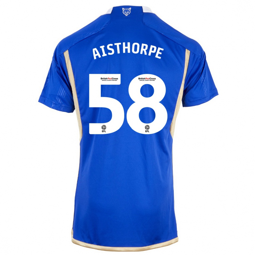 Hombre Fútbol Camiseta Bailey Aisthorpe #58 Azul Real 1ª Equipación 2023/24 México