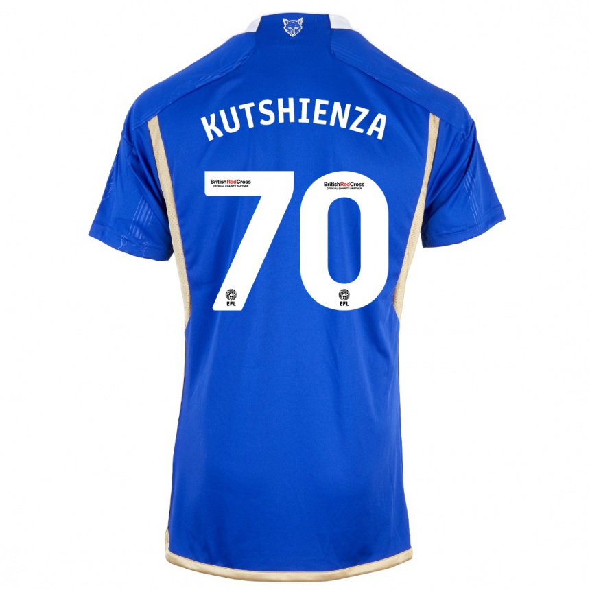 Hombre Fútbol Camiseta Jesper Kutshienza #70 Azul Real 1ª Equipación 2023/24 México