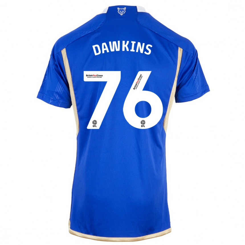 Hombre Fútbol Camiseta Kartell Dawkins #76 Azul Real 1ª Equipación 2023/24 México