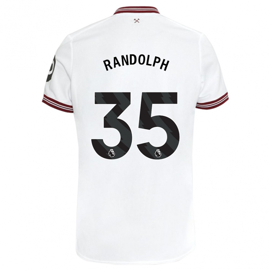 Hombre Fútbol Camiseta Darren Randolph #35 Blanco 2ª Equipación 2023/24 México